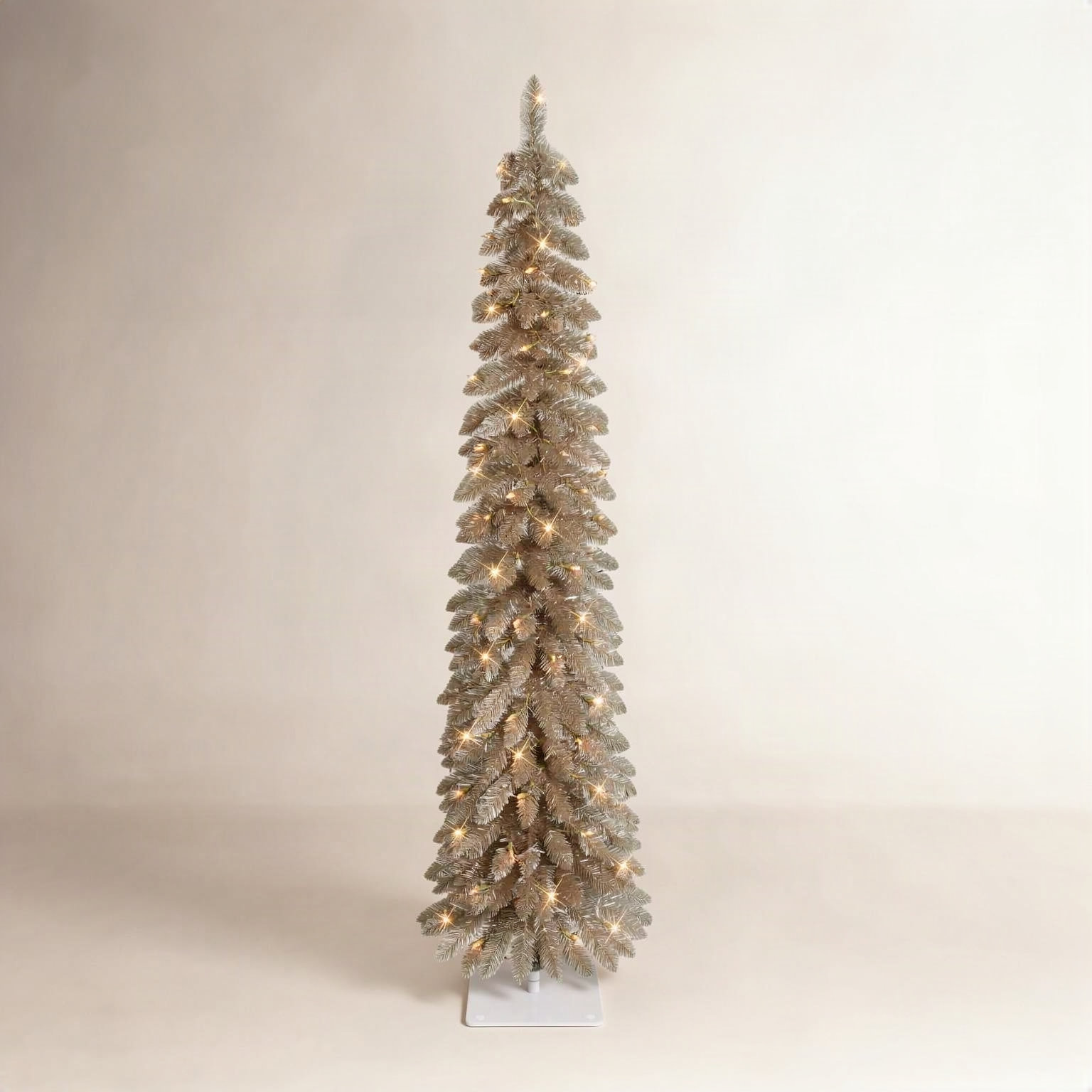 Alpine 6' Pre-Lit Pine Christmas Tree