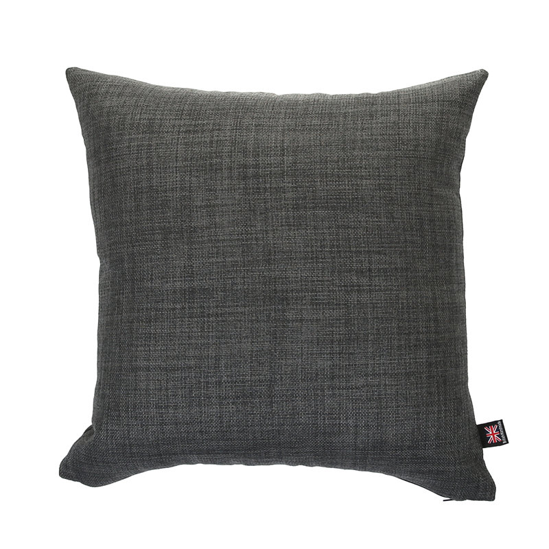 Mitre Square Throw Cushion, Charcoal, 55cm x 55cm
