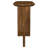Oval Solid Mango Wood Entryway Console Table