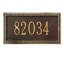Egg and Dart 1-Line Wall Address Plaque-2140587681-2140587686