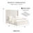 Bertogne Tall Wingback Headboard Upholstered Bed-1069615355-1069615354