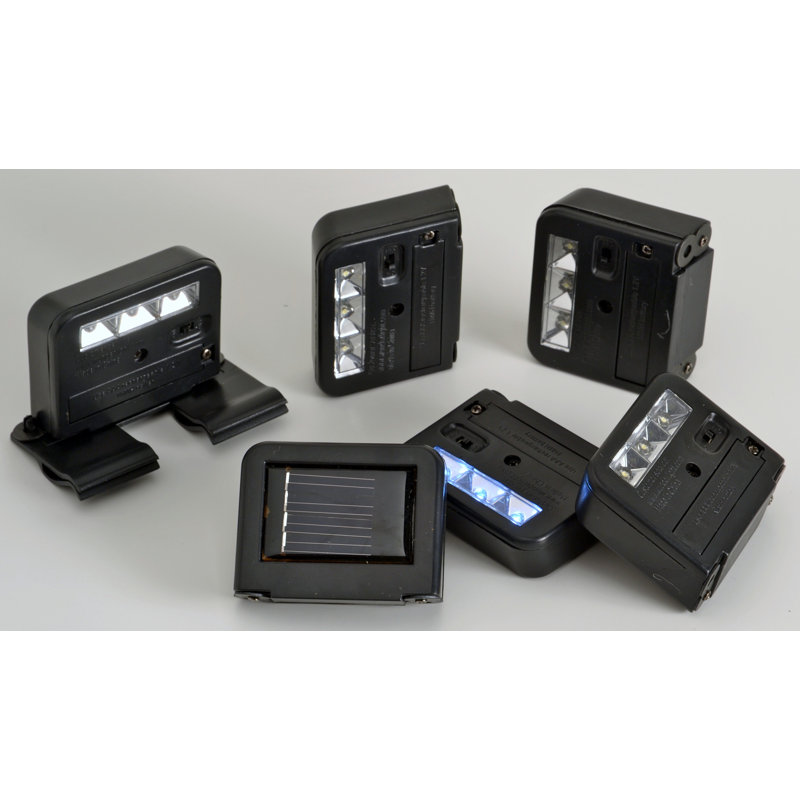 Ensemble de lumières DEL intégrées noires Vanesa