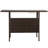 Outdoor Wicker Bar Table, A Square Rattan Bistro Bar Table With A Storage Rack, Suitable For Patios, Gardens, Poolside Areas, Balconies And Backyards.