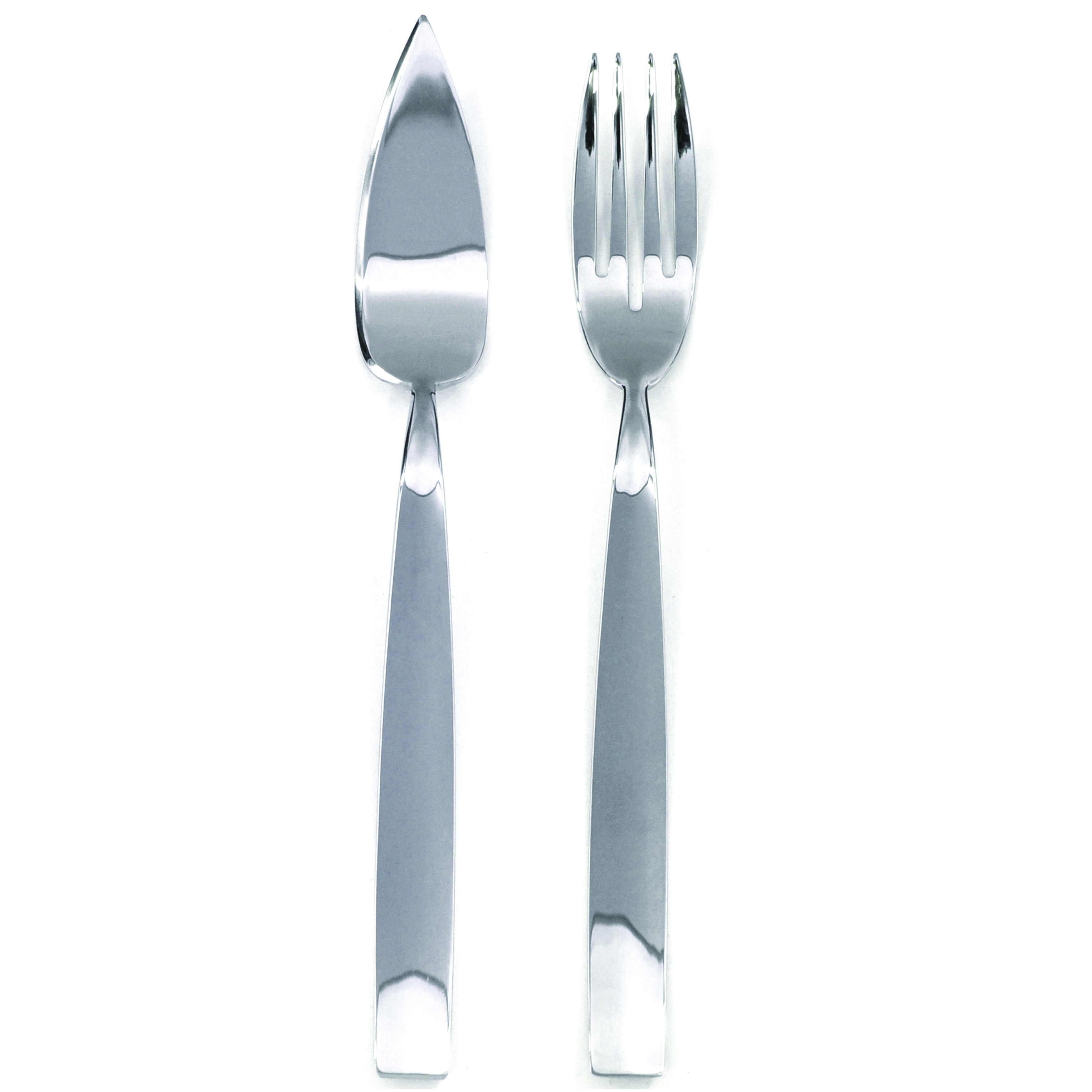 MEPRA Mediterranea Flatware Fish Set - 24 Pieces - Ice | Wayfair