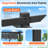 13 Ft. W X 10 Ft. D Aluminium Pergola With Canopy