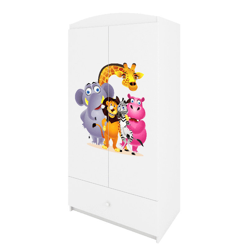 Cicero 2 Door Wardrobe, White
