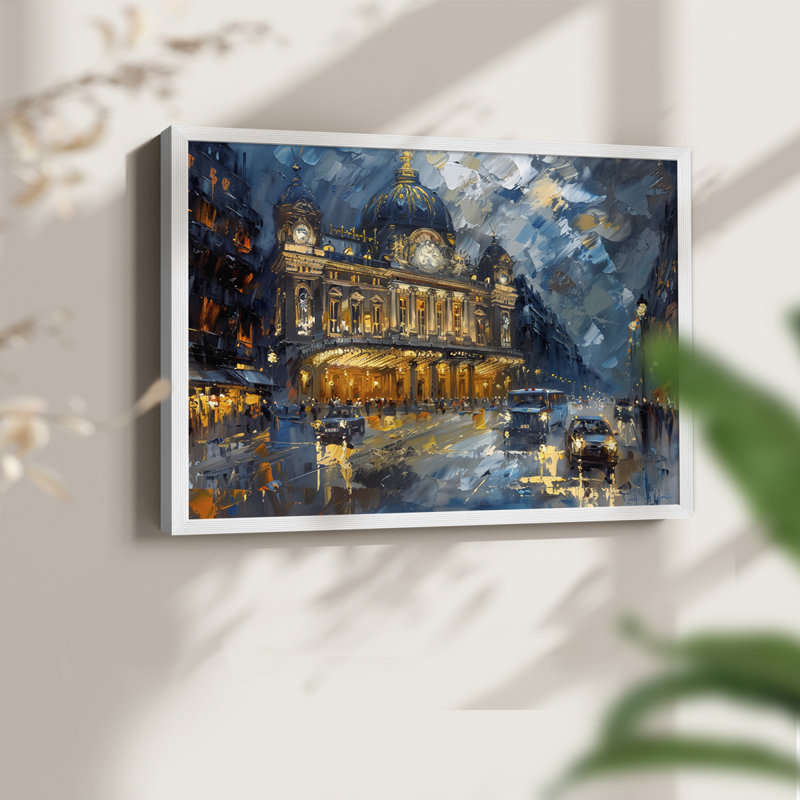 Paysage - Cxxxvi - Reproduction encadrée - réversible, H 16 po x l 20 po, Blanc