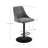 Tyaisa Swivel Upholstered Adjustable Height Counter Stool-1291079063