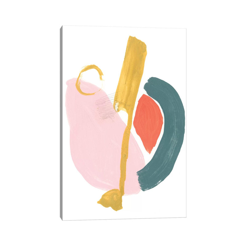 Mod Mixup II by Jennifer Goldberger - Wrapped Canvas Gallery-Wrapped Canvas Giclée, 30.48 cm H x 45.72 cm W