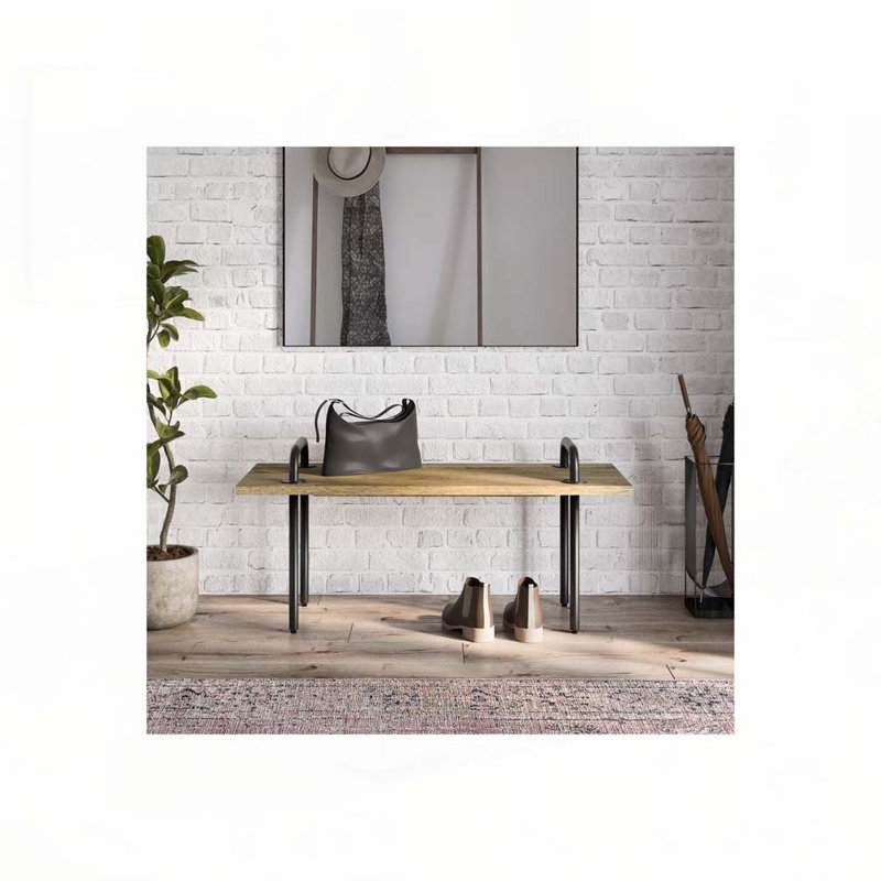 Berkeley - Small Entryway Bench - Natural