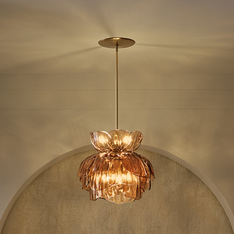 Fantine 7 - Light Chandelier, Orange