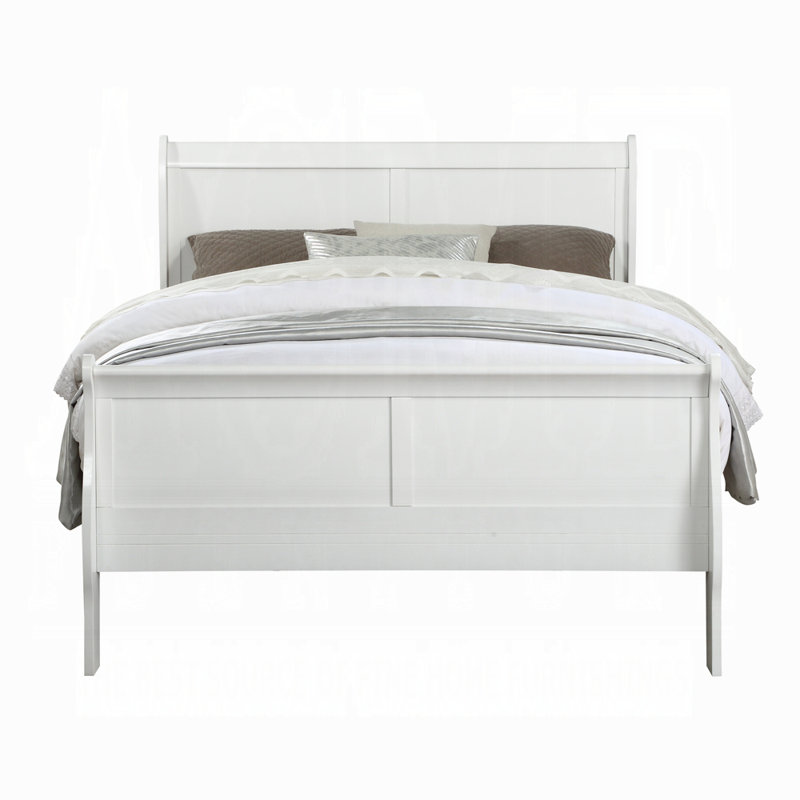 Lit simple Louis Philippe, Simple, Blanc