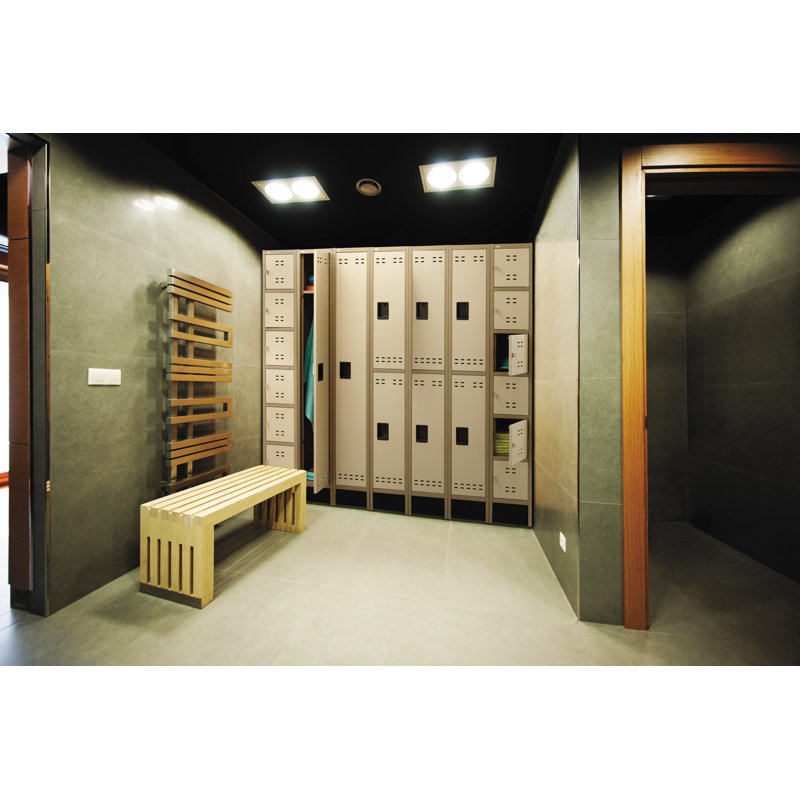 Casier large 6 niveaux, Brun clair