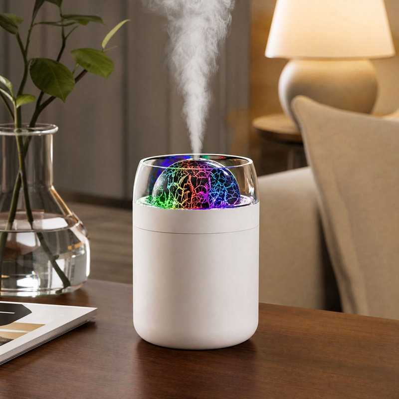 rust remover Colorful Gradient Light USB Desktop Humidifier For, White