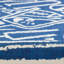 Tapis bleu en polyester tissé à la machine Sportsglyphs-98943915