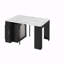 Table de salle à manger extensible avec armoire de rangement amovible-751439158-751439144
