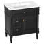 Meuble-lavabo autoportant de 30 po avec tiroir rabattable et tablette réglable-124573670-124573671