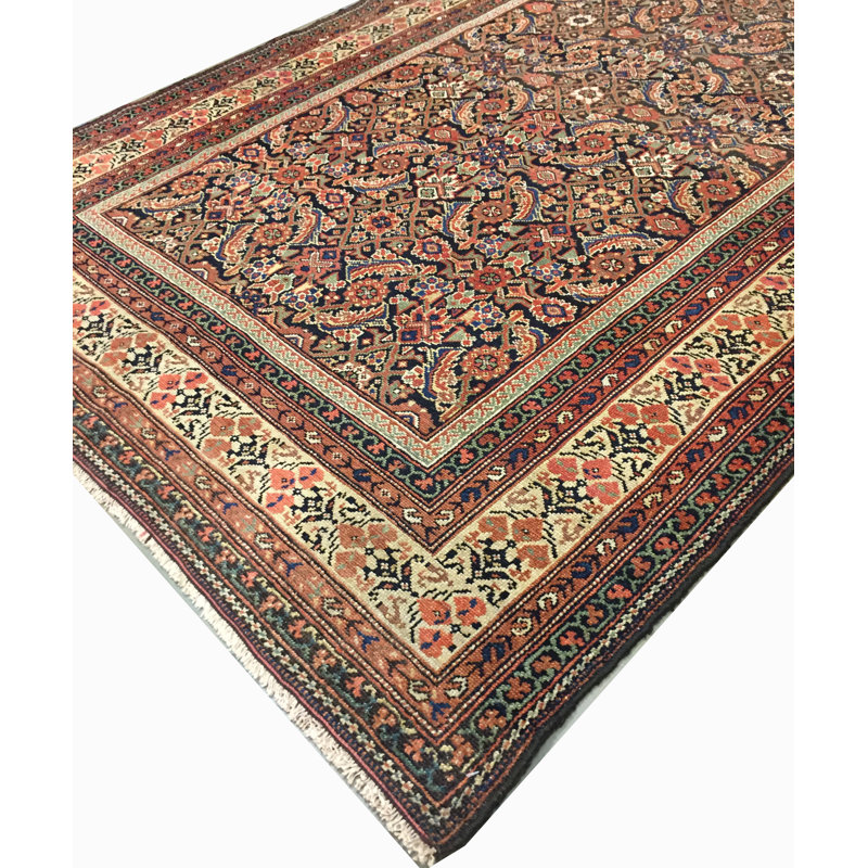 Antique One-of-a-Kind 4'2" X 6'3" Area Rug