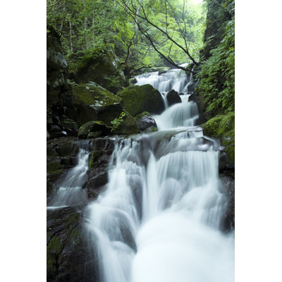 Cascading Water - Wrapped Canvas Print