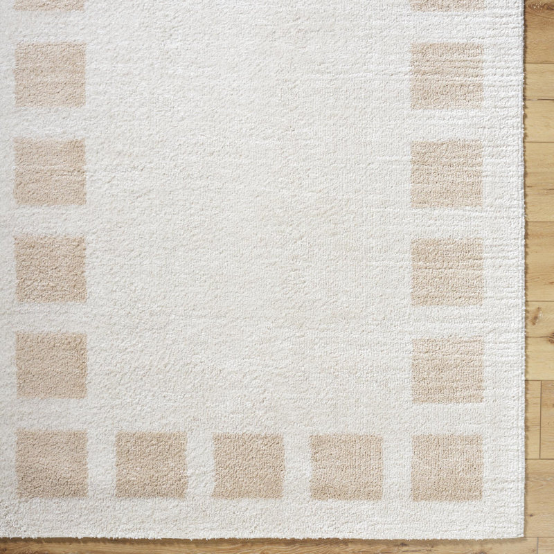 Zuhur Washable Geometric Indoor Rug, Rectangle 2' x 2'11"