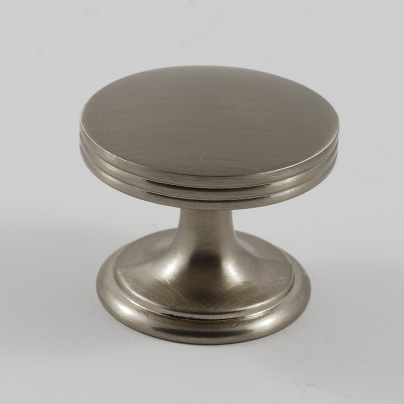 1 3/8" Diameter Mushroom Knob, Satin Nickel