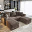  Canapé modulaire surdimensionné en U avec 2 repose-pieds-731508956-732669848-732669852