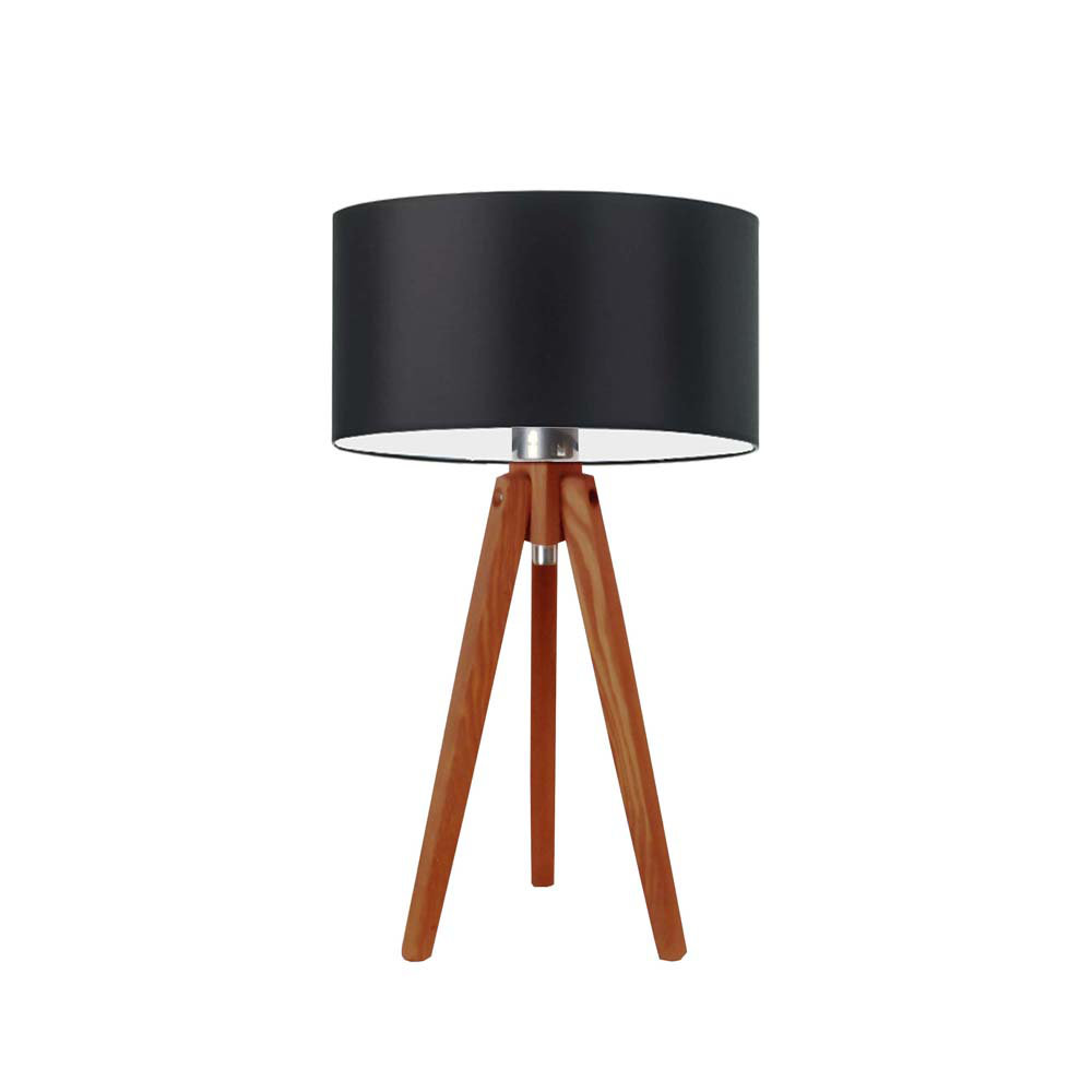 Balinas Solid Wood Tripod Lamp