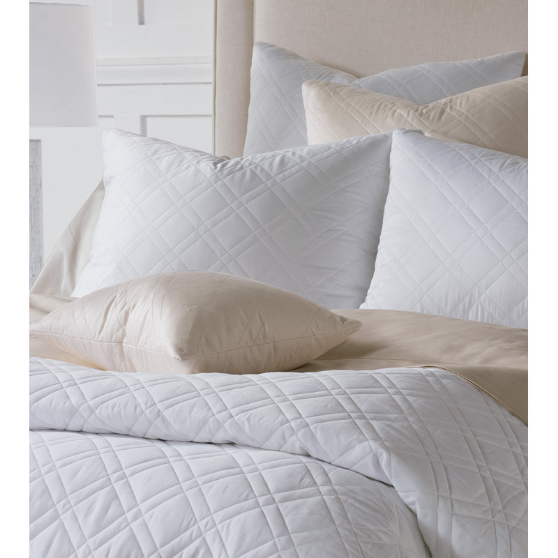 Coperta Sateen Coverlet, Super Queen Coverlet, White