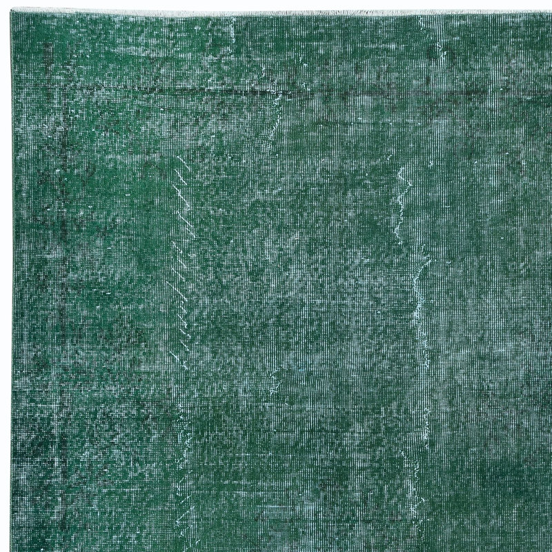 Tapis turc vert uni uni 5 x 8,6 pi