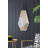 Wall Mirror with Hanging Leather Strap