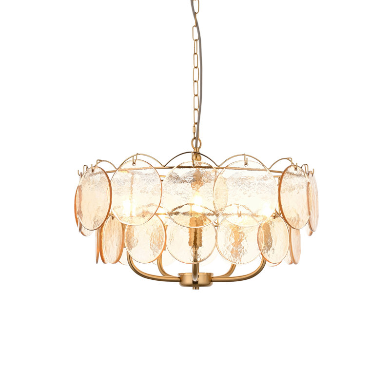 Hallie 3-Light Pendant, 5 Lights, 190cm H x 58cm W x 58cm D