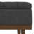 Mariah 36"W Lift Top Table Storage Ottoman with 2 Storage Compartments and Solid Wood Legs