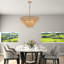 Lustre suspendu rustique en corde de chanvre 25 po à 25 niveaux avec 8 douilles E12, Boho Farmhouse-1810813322