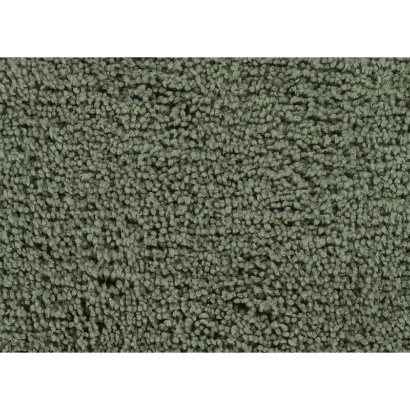 Treye Nylon Bath Rug with Non-Slip Backing, Runner 22" x 60", Deep Fern