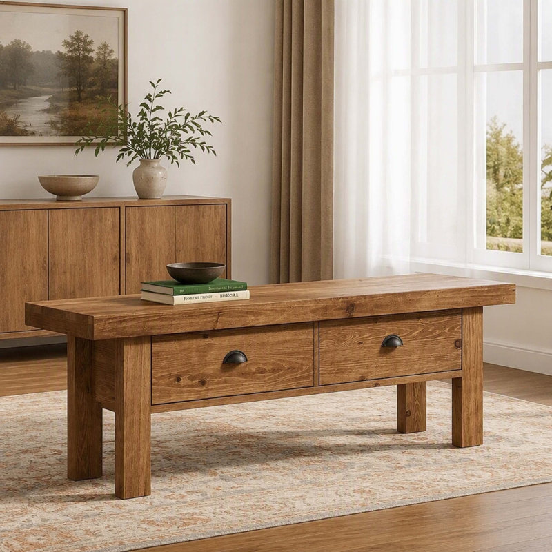 Banc de rangement Rustic