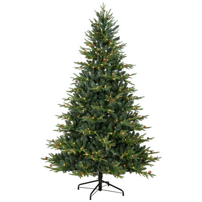 Real Touch Pre-Lit Shenandoah Pine Artificial Christmas Tree - Warm White LED