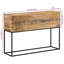 110cm Solid Wood Top Console Table