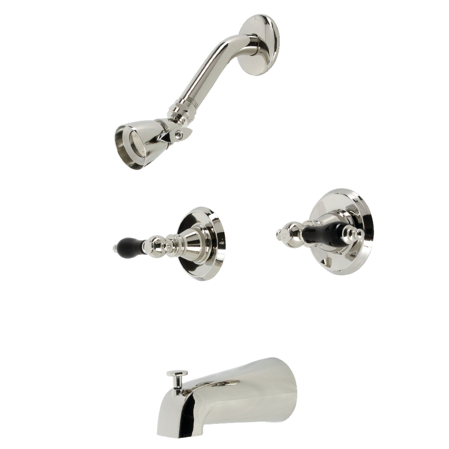 Kingston Brass KBX8146CML Manhattan Two-Handle Tub And Shower