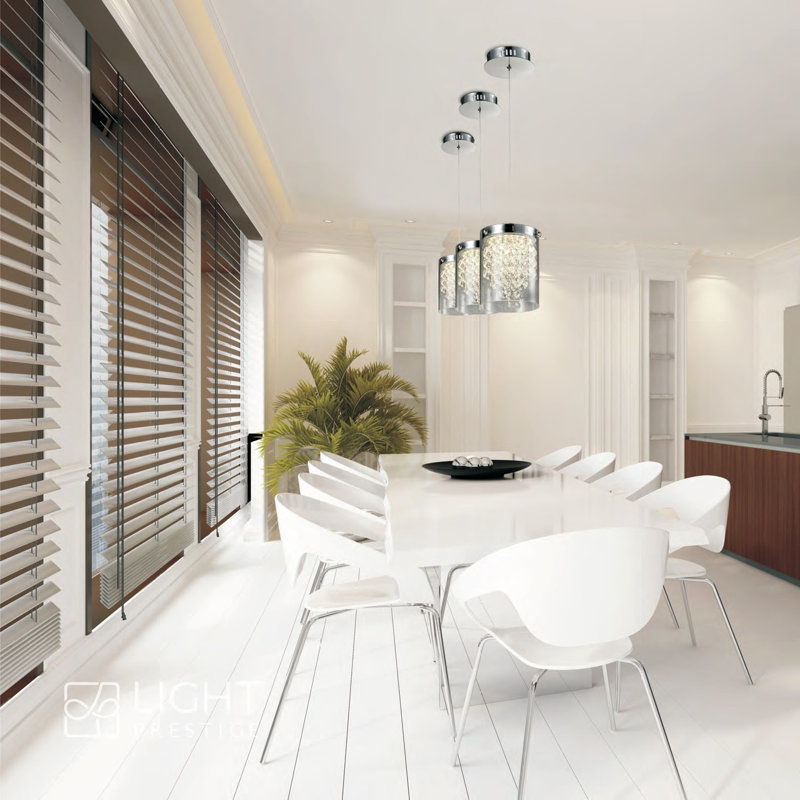 1 - Light LED Cylinder Pendant