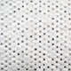 SAMPLE - Mother of Pearl Carved Dot Shell Random Sized Glass Mosaic Tile