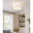 Kimsey Linen Flush Mount