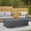 Housse d'extérieur rectangulaire robuste et polyvalente pour foyer d'extérieur, housse imperméable durable pour terrasse résistante aux rayons UV, convenant à LAUREAN Ariège Belle-1051065649-1051065648