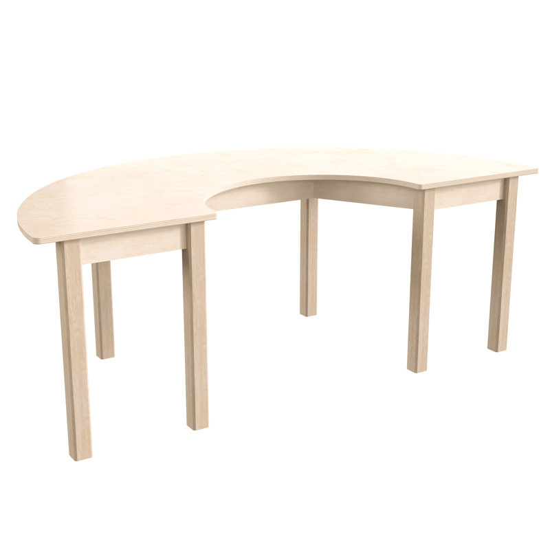 Table d'activités en bois de qualité commerciale Bright Beginnings, H 21 po x L 59 po x l 29,5 po