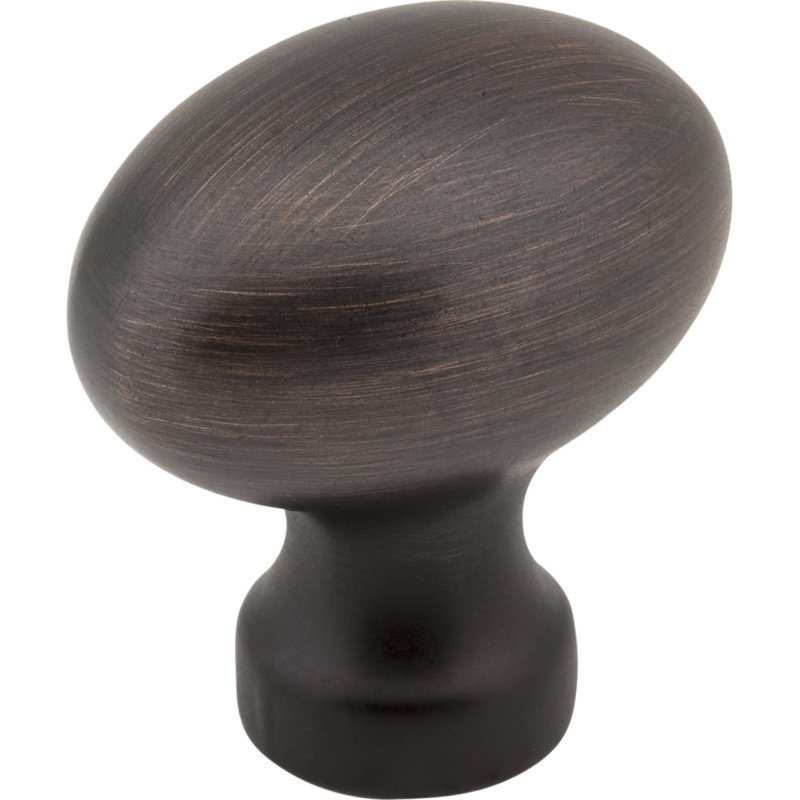 Bordeaux Oval Knob, Brushed Oil Rubbed Bronze