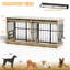 Meuble pour chien pour 2 chiens-1842635373