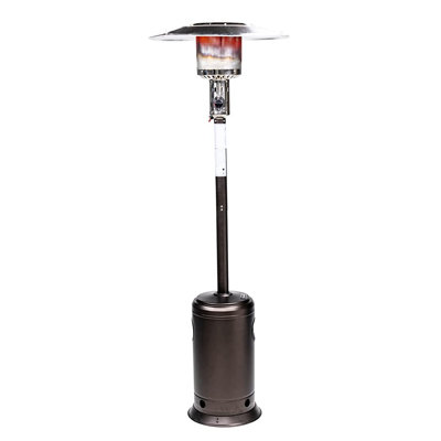 Chauffe-terrasse d'extérieur avec roues portatives 47 000, brûleur au gaz de 88 pouces, acier inoxydable pour la fête, le restaurant, le jardin, la cour, 88 pouces,