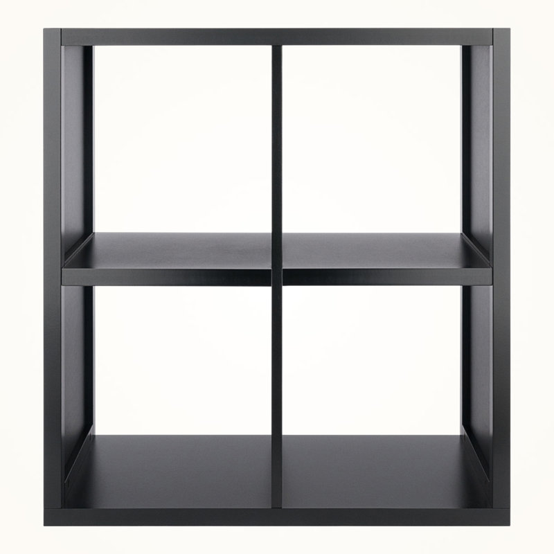 Black Kellerman Shelf with 2x2 Cubes