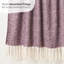 Faux Mohair Throw - Soft Fringed Blanket-1306993048