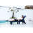 Outdoor Navy Blue Lounge Chair With 5 Positions, Material, Wheels, And Cup Holder For Poolside, Deck Patio Chair, Positions Wheels & Holder, Pool, Deck, Poolside-1266350119