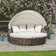 Tuveson 180cm Wide Outdoor Garden Daybed with Cushions